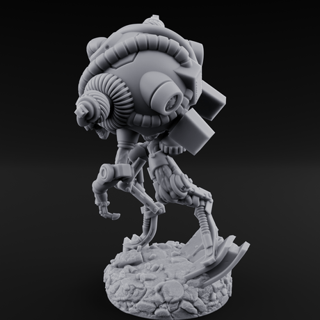 Hose Tangled Firing Cyborg A Miniature for Dungeons and Dragons, Pathfinder or other TTRPGs