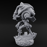 Hose Tangled Firing Cyborg A Miniature for Dungeons and Dragons, Pathfinder or other TTRPGs