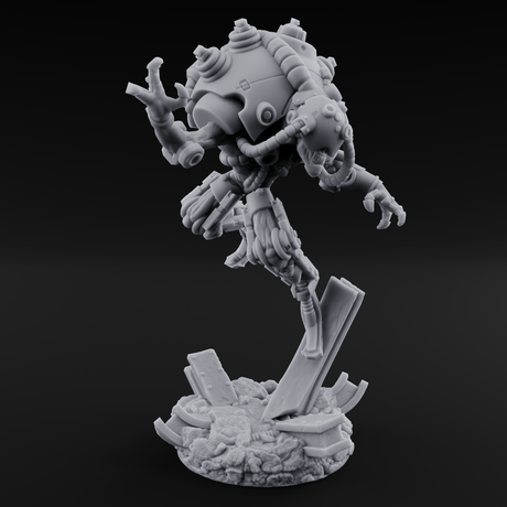 Hose Tangled Firing Cyborg B Miniature for Dungeons and Dragons, Pathfinder or other TTRPGs