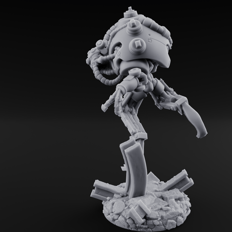Hose Tangled Firing Cyborg B Miniature for Dungeons and Dragons, Pathfinder or other TTRPGs