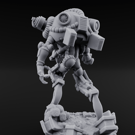 Hose Tangled Firing Cyborg C Miniature for Dungeons and Dragons, Pathfinder or other TTRPGs