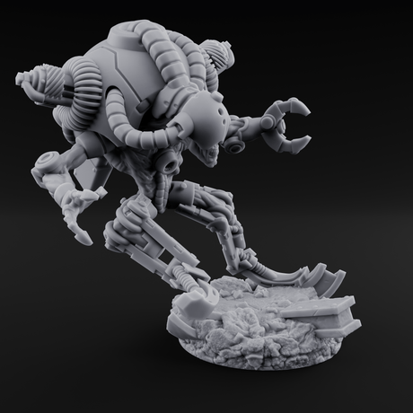 Hose Tangled Firing Cyborgs Miniature for Dungeons and Dragons, Pathfinder or other TTRPGs