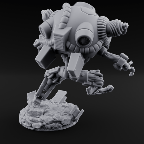Hose Tangled Firing Cyborg D Miniature for Dungeons and Dragons, Pathfinder or other TTRPGs