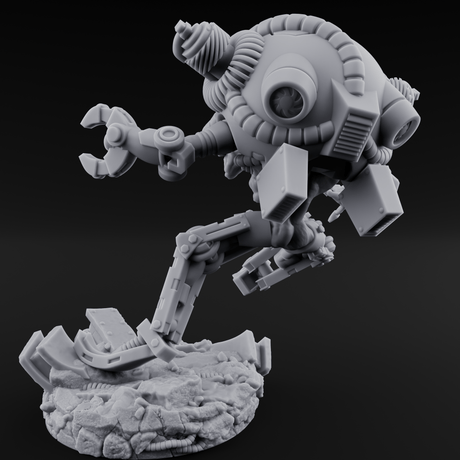 Hose Tangled Firing Cyborg D Miniature for Dungeons and Dragons, Pathfinder or other TTRPGs