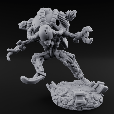 Hose Tangled Firing Cyborg D Miniature for Dungeons and Dragons, Pathfinder or other TTRPGs