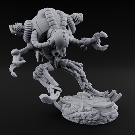 Hose Tangled Firing Cyborg D Miniature for Dungeons and Dragons, Pathfinder or other TTRPGs