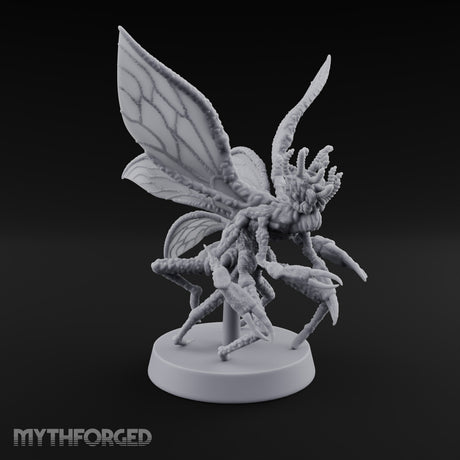 Collecting Brains Over Vermont Mi-Go Winged Horror