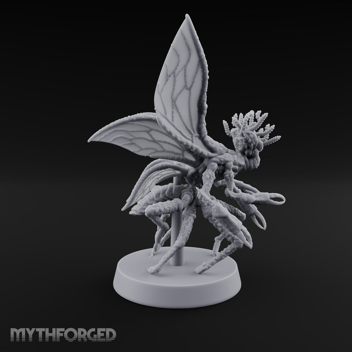 Collecting Brains Over Vermont Mi-Go Winged Horror