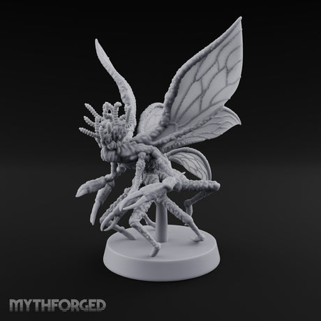 Collecting Brains Over Vermont Mi-Go Winged Horror