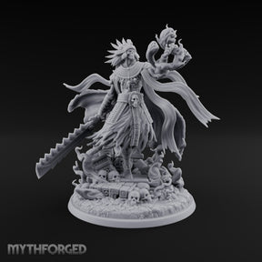 Death Presides, Unhurried Lich Feathered-Headdress Skeletal Lord