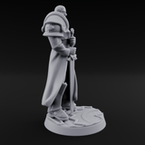 Sword Resting Human General Miniature for Dungeons and Dragons, Pathfinder or other TTRPGs