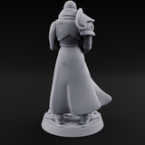 Sword Resting Human General Miniature for Dungeons and Dragons, Pathfinder or other TTRPGs