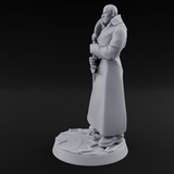Sword Resting Human General Miniature for Dungeons and Dragons, Pathfinder or other TTRPGs