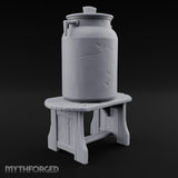 Curdle Not, Want Not Wooden Milkman Market Set — D