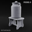 Curdle Not, Want Not Wooden Milkman Market Piece D