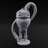 Lanky Armed Warforged Automatons Miniature for Dungeons and Dragons, Pathfinder or other TTRPGs