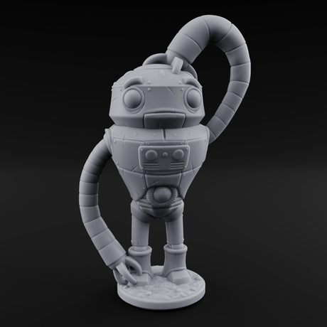 Lanky Armed Warforged Automatons Miniature for Dungeons and Dragons, Pathfinder or other TTRPGs