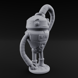 Lanky Armed Warforged Automaton A Miniature for Dungeons and Dragons, Pathfinder or other TTRPGs