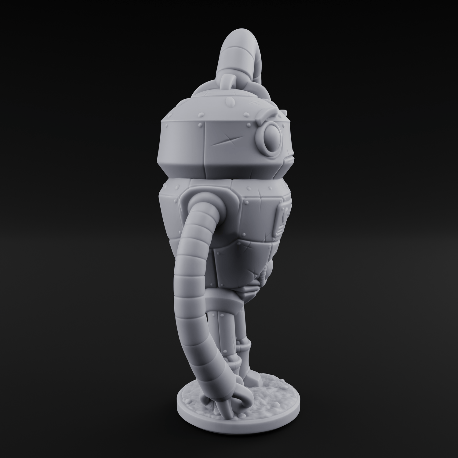 Lanky Armed Warforged Automaton A Miniature for Dungeons and Dragons, Pathfinder or other TTRPGs