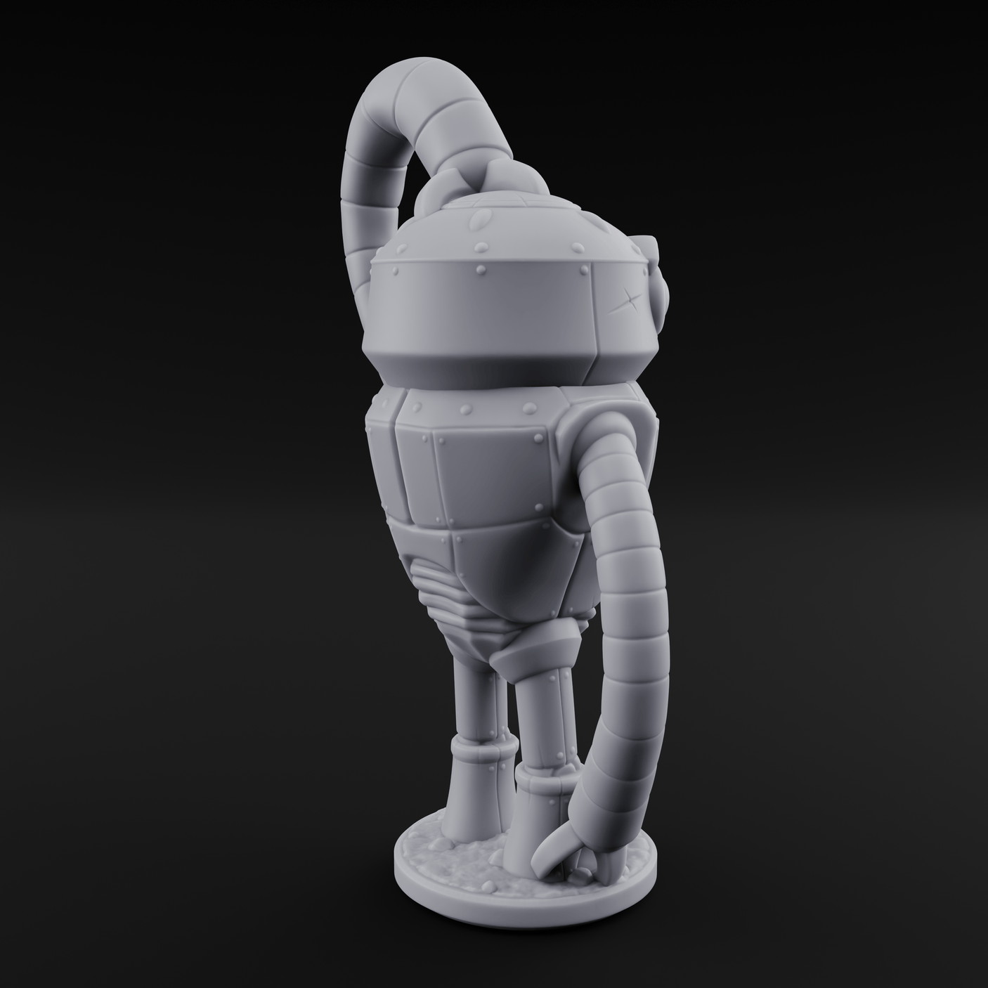 Lanky Armed Warforged Automaton A Miniature for Dungeons and Dragons, Pathfinder or other TTRPGs
