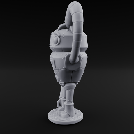 Lanky Armed Warforged Automaton A Miniature for Dungeons and Dragons, Pathfinder or other TTRPGs