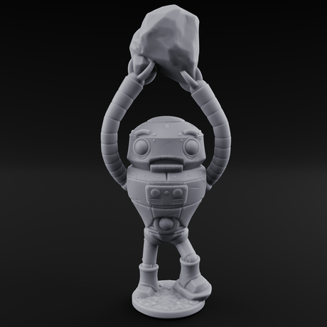 Lanky Armed Warforged Automatons Miniature for Dungeons and Dragons, Pathfinder or other TTRPGs