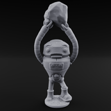 Lanky Armed Warforged Automaton B Miniature for Dungeons and Dragons, Pathfinder or other TTRPGs