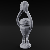 Lanky Armed Warforged Automaton B Miniature for Dungeons and Dragons, Pathfinder or other TTRPGs