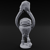 Lanky Armed Warforged Automaton B Miniature for Dungeons and Dragons, Pathfinder or other TTRPGs