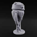 Lanky Armed Warforged Automaton C Miniature for Dungeons and Dragons, Pathfinder or other TTRPGs