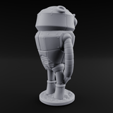 Lanky Armed Warforged Automaton C Miniature for Dungeons and Dragons, Pathfinder or other TTRPGs