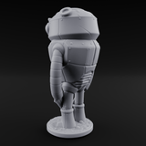 Lanky Armed Warforged Automaton C Miniature for Dungeons and Dragons, Pathfinder or other TTRPGs