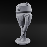 Lanky Armed Warforged Automaton C Miniature for Dungeons and Dragons, Pathfinder or other TTRPGs