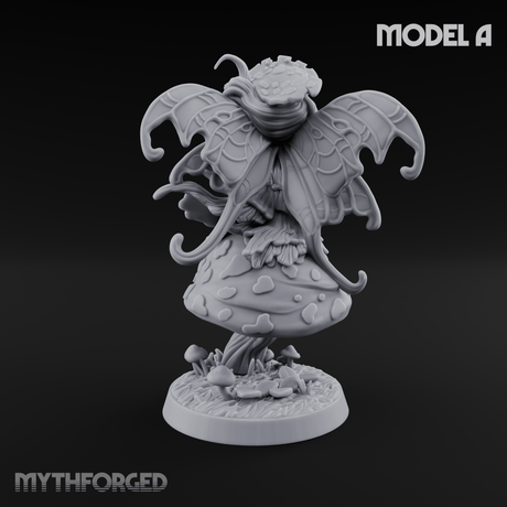 Harp Strumming Pixie Minstrels A Miniature for Dungeons and Dragons, Pathfinder or other TTRPGs