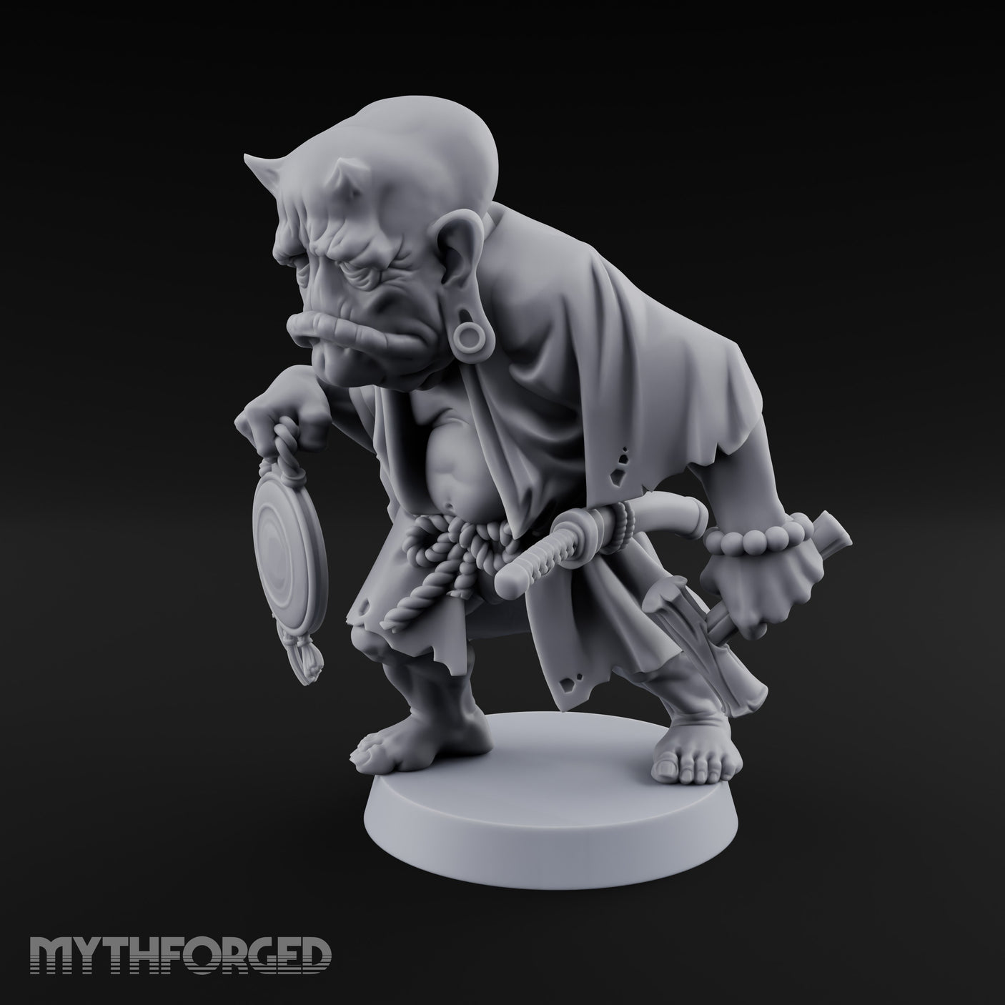 Mirror Dangling Ginkgo Spirit Miniature for Dungeons and Dragons, Pathfinder or other TTRPGs