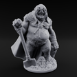 Grave Digging Ogre Brute Miniature for Dungeons and Dragons, Pathfinder or other TTRPGs