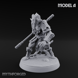Shouldering The Blade Hadozee Warriors A Miniature for Dungeons and Dragons, Pathfinder or other TTRPGs