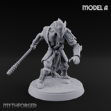 Shouldering The Blade Hadozee Warriors A Miniature for Dungeons and Dragons, Pathfinder or other TTRPGs