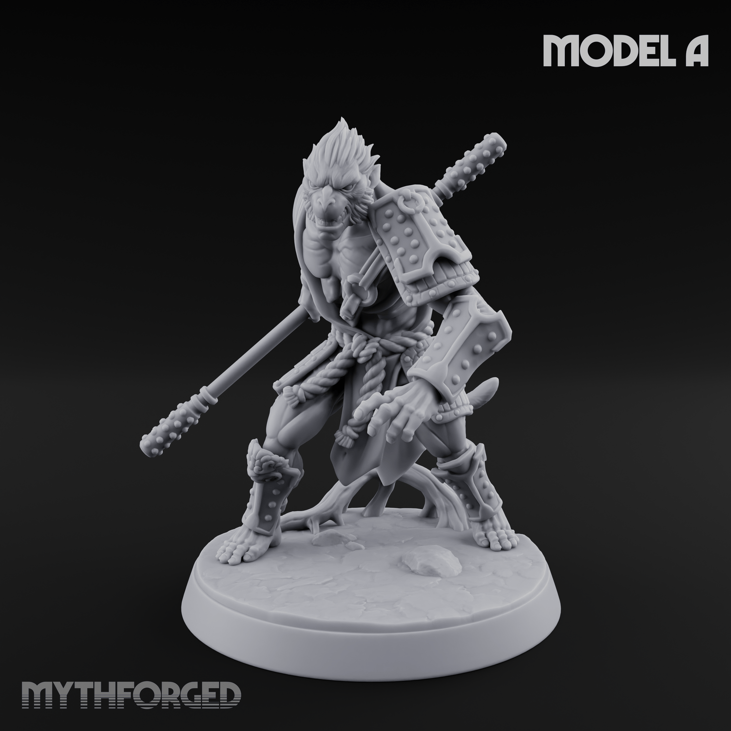Shouldering The Blade Hadozee Warriors A Miniature for Dungeons and Dragons, Pathfinder or other TTRPGs