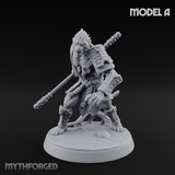 Shouldering The Blade Hadozee Warriors A Miniature for Dungeons and Dragons, Pathfinder or other TTRPGs