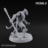 Shouldering The Blade Hadozee Warriors A Miniature for Dungeons and Dragons, Pathfinder or other TTRPGs