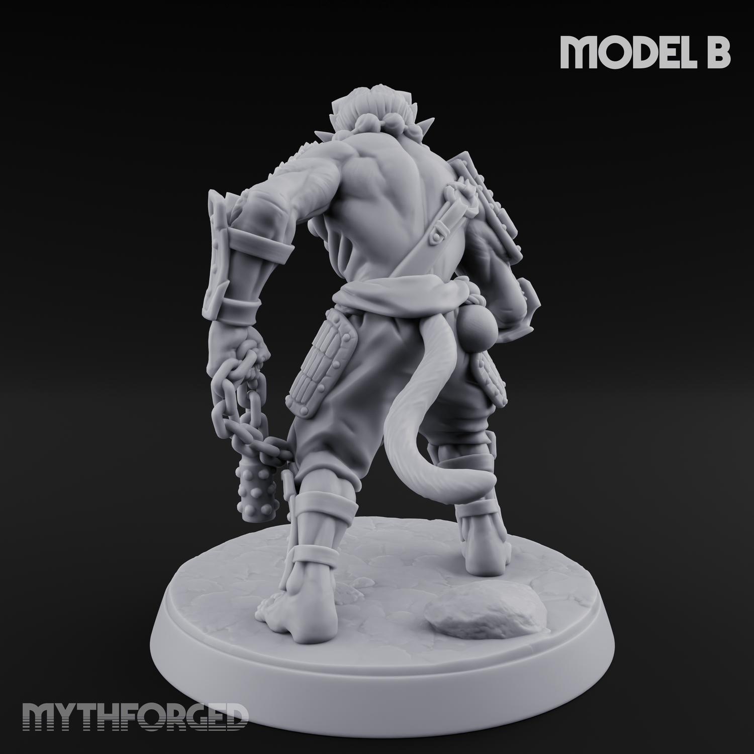 Shouldering The Blade Hadozee Warriors B Miniature for Dungeons and Dragons, Pathfinder or other TTRPGs