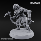 Shouldering The Blade Hadozee Warriors B Miniature for Dungeons and Dragons, Pathfinder or other TTRPGs