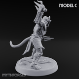 Shouldering The Blade Hadozee Warriors C Miniature for Dungeons and Dragons, Pathfinder or other TTRPGs