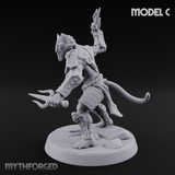 Shouldering The Blade Hadozee Warriors C Miniature for Dungeons and Dragons, Pathfinder or other TTRPGs
