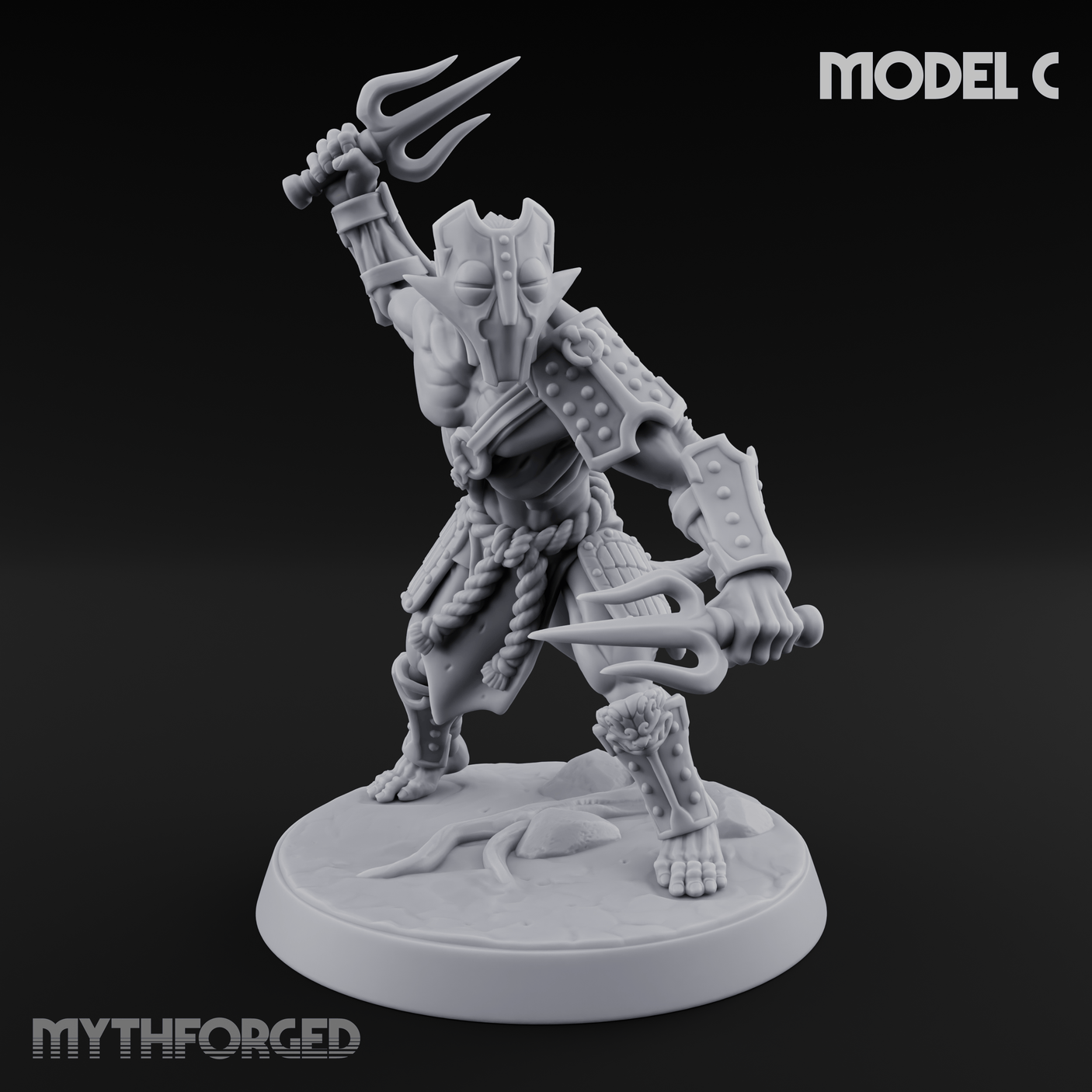 Shouldering The Blade Hadozee Warriors C Miniature for Dungeons and Dragons, Pathfinder or other TTRPGs