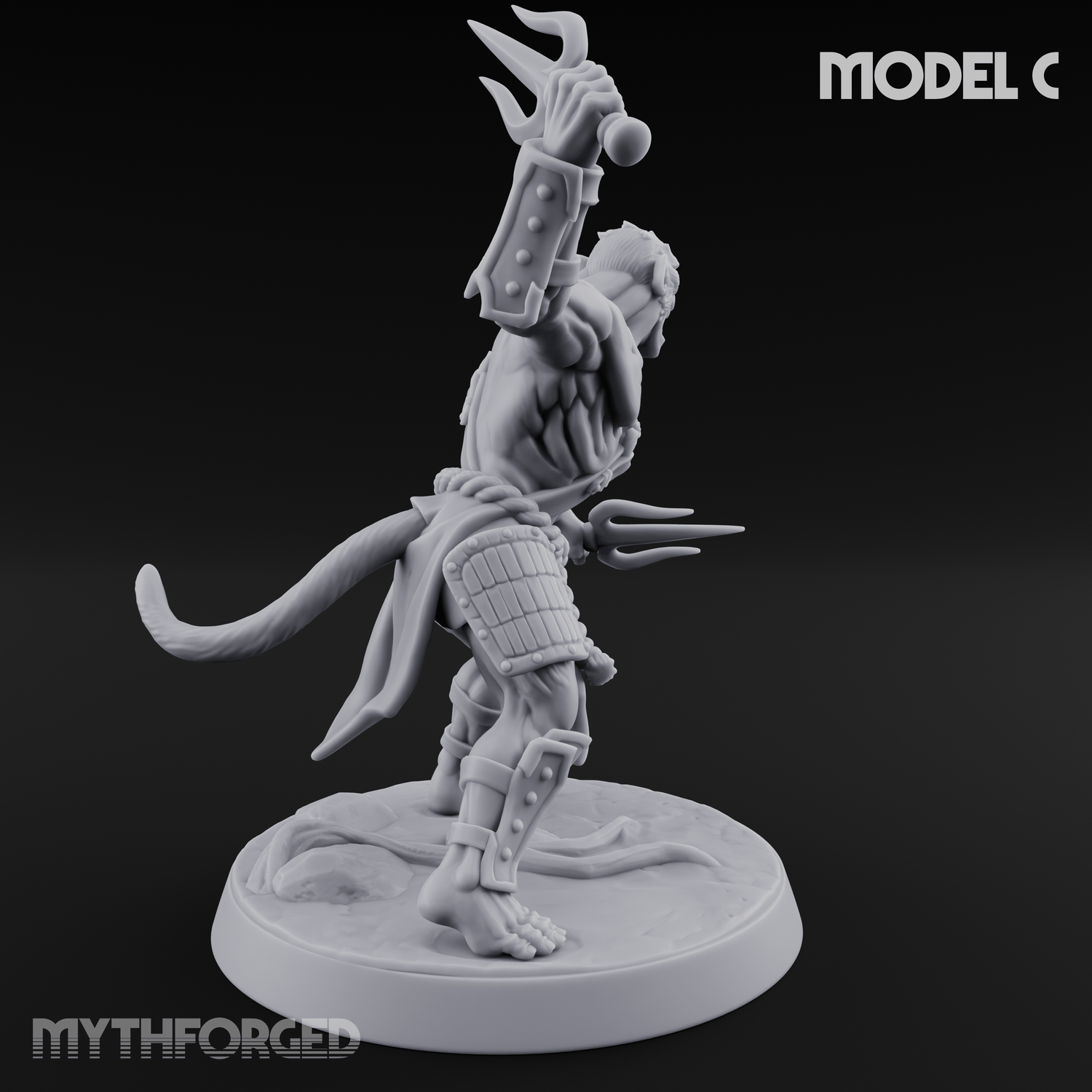 Shouldering The Blade Hadozee Warriors C Miniature for Dungeons and Dragons, Pathfinder or other TTRPGs
