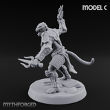 Shouldering The Blade Hadozee Warriors C Miniature for Dungeons and Dragons, Pathfinder or other TTRPGs