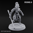 Shouldering The Blade Hadozee Warriors D Miniature for Dungeons and Dragons, Pathfinder or other TTRPGs
