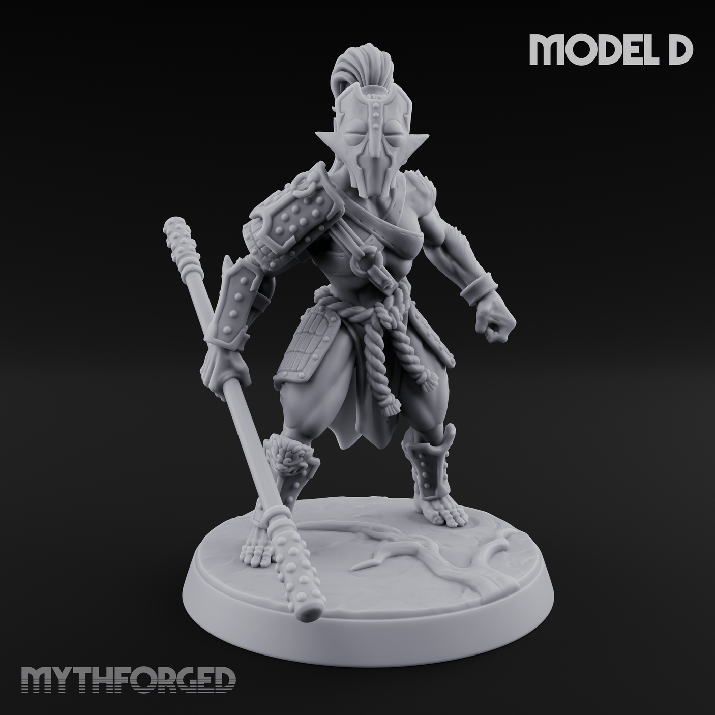 Shouldering The Blade Hadozee Warriors D Miniature for Dungeons and Dragons, Pathfinder or other TTRPGs